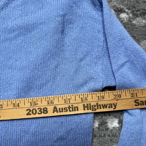 Kier + J Cashmere Ombre Blue Pullover Sweater Women's Size Small - Picture 3 of 7